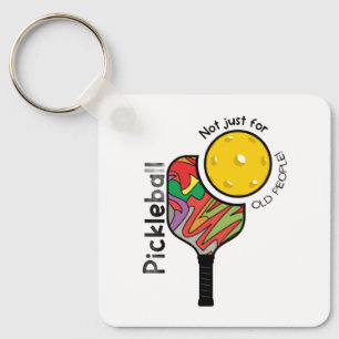 Funny Pickleball mug for Players of All Ages Key Ring