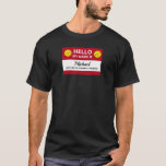 Funny Pickleball My Name is Addicted to Pickleball T-Shirt<br><div class="desc">If you play pickleball,  you know the sport can be addictive.  This funny t-shirt reads "Hello,  My name is (custom name) and I have a pickleball problem.  All your pickleball friends will totally get the shirt!  Easily change the bottom line to your custom text.</div>