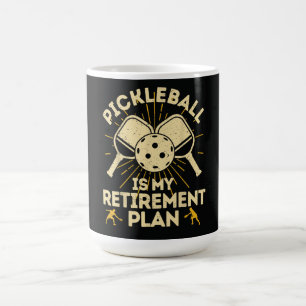 Funny Pickleball My Retirement Plan Vintage Coffee Mug