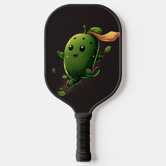 Funny Pickleball Paddle Pickle hero (Front)