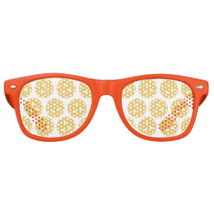 Funny Pickleball Party Sports Pattern Retro Sunglasses