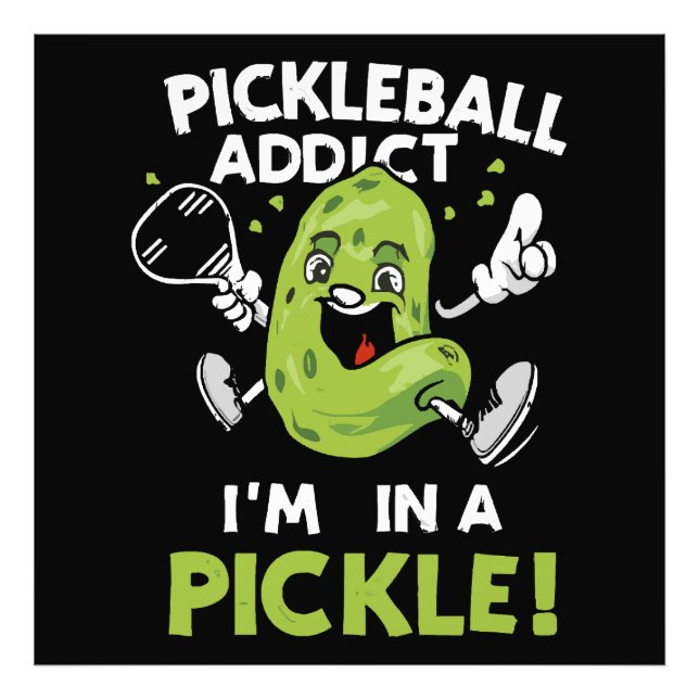 Funny-Pickleball Photo Print (Front)