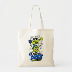 Funny Pickleball Player Design Tote Bag