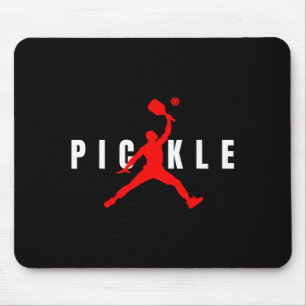 Funny pickleball player  mouse pad