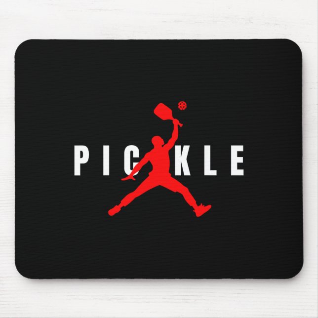 Funny pickleball player  mouse pad (Front)