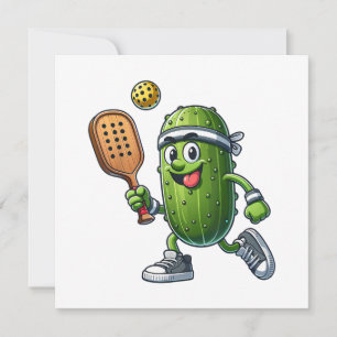 Funny Pickleball Player Paddleball Lover  Invitation
