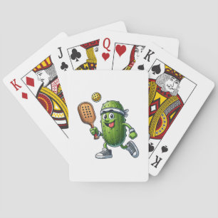 Funny Pickleball Player Paddleball Lover Playing Cards