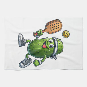 Funny Pickleball Player Paddleball Lover Tea Towel