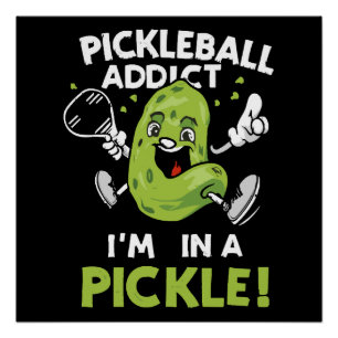 Funny-Pickleball Poster