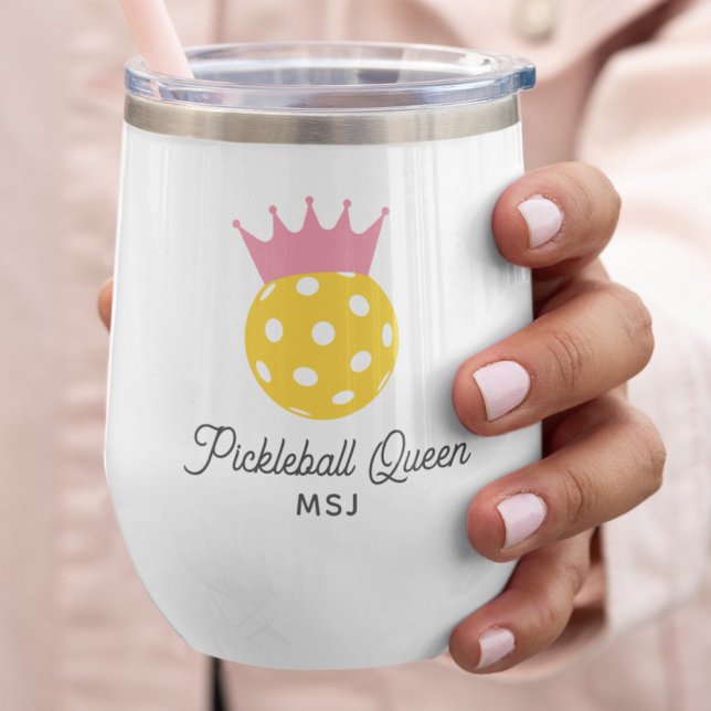 Funny Pickleball Queen Personalised Monogram (Creator Uploaded)