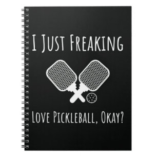 Funny Pickleball Quote Notebook Humour Gifts Playe