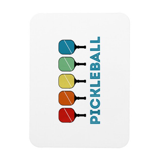 Funny Pickleball Retro Vintage  Magnet (Vertical)