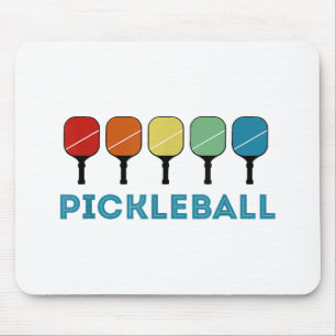Funny Pickleball Retro Vintage  Mouse Pad