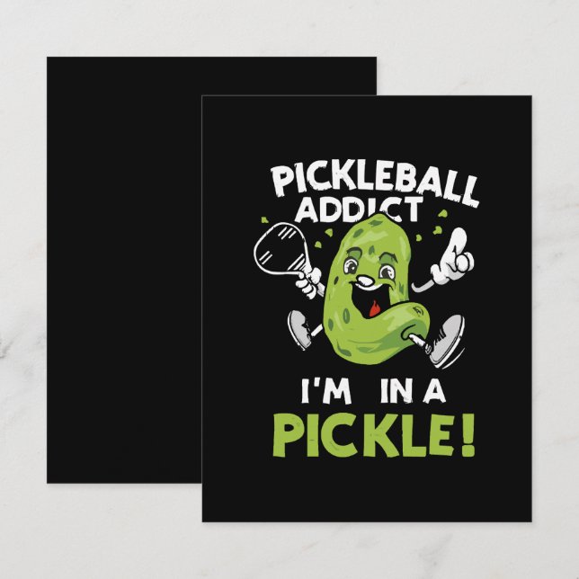 Funny-Pickleball RSVP Card (Front/Back)