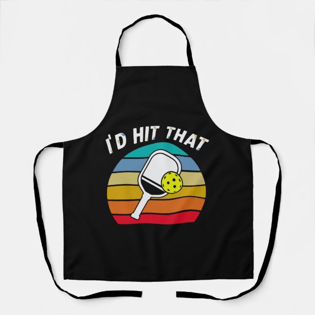 Funny Pickleball Shirt  Apron (Front)