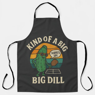 Funny Pickleball Social Club Big Dill Apron
