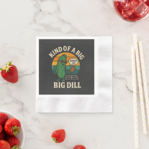Funny Pickleball Social Club Big Dill Napkin