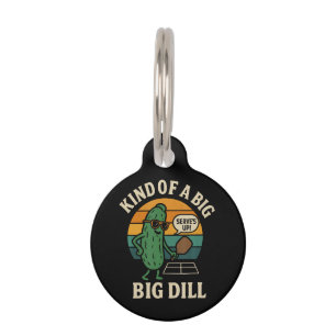 Funny Pickleball Social Club Big Dill Pet Tag