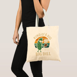 Funny Pickleball Social Club Big Dill Tote Bag
