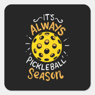 Funny Pickleball Square Sticker