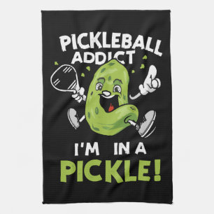 Funny-Pickleball Tea Towel
