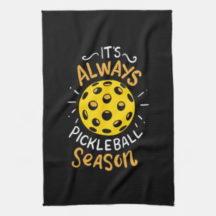 Funny Pickleball Tea Towel