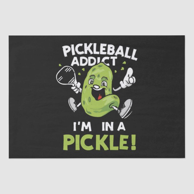 Funny-Pickleball Tissue Paper (Front)