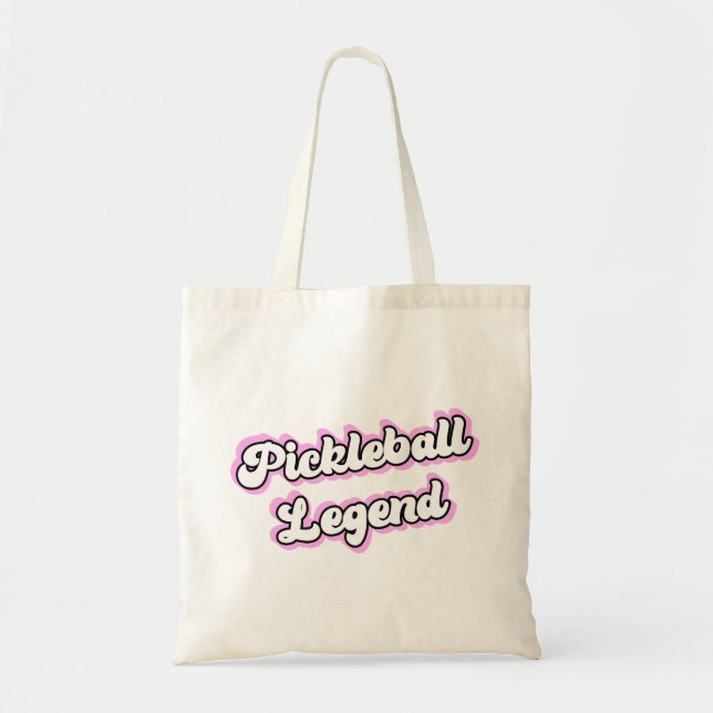 Funny Pickleball Tote Bag (Front)