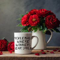 Funny Pickleball Where Winners Wear Smiles black