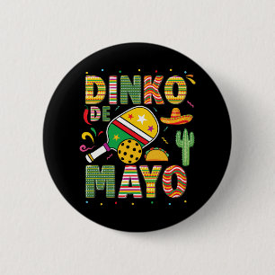 Funny Picklell Dinko De Mayo Cinco De Mayo Picklel 6 Cm Round Badge
