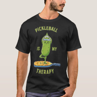 Funny Picklell Is My Therapy Paddle Tee 