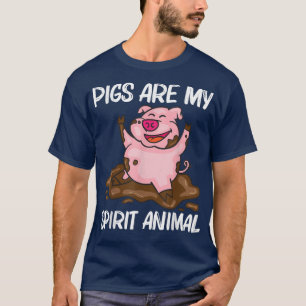 Funny Pig Design For Men Women Hog Farmer Farm Ani T-Shirt