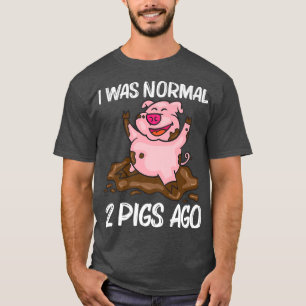 Funny Pig Design For Men Women Hog Farmer Farm Ani T-Shirt