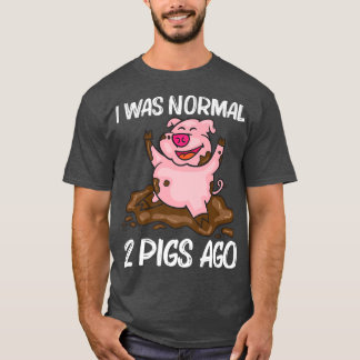 Funny Pig Design For Men Women Hog Farmer Farm Ani T-Shirt