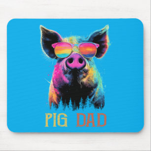 Funny Pig Design For Men Women Pet Animal Lovers Mouse Pad
