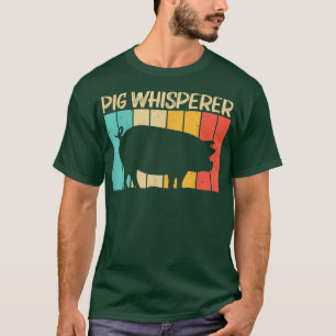 Funny Pig Design For Men Women Pig Farmer Farm Far T-Shirt