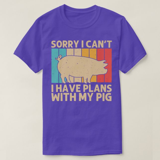Funny Pig For Men Women Bacon Animal Lover Swine F T-Shirt (Design Front)