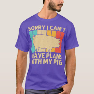 Funny Pig For Men Women Bacon Animal Lover Swine F T-Shirt