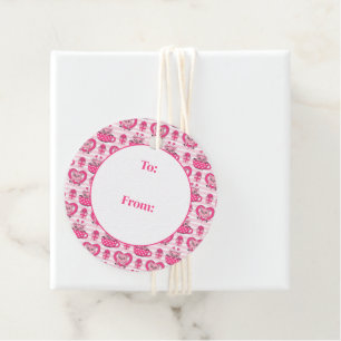 Funny Pig Love Pun Favour Tags