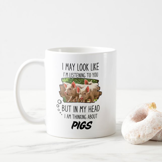 Funny Pig Lover Mug (With Donut)