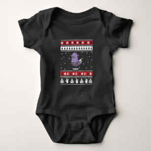 Funny Pigeon Ugly Christmas Baby Bodysuit
