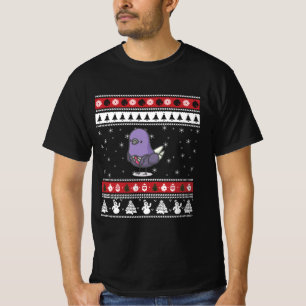 Funny Pigeon Ugly Christmas T-Shirt