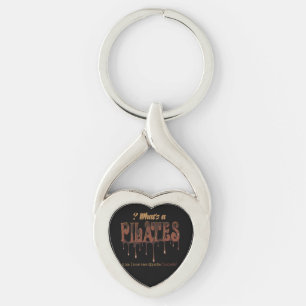 Funny Pilates Dipped in Chocolate Key Ring