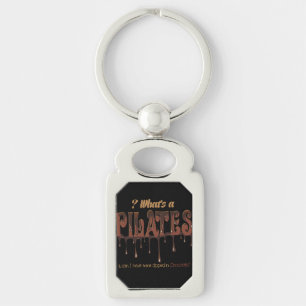 Funny Pilates Dipped in Chocolate Key Ring