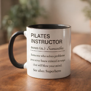 Funny Pilates Instructor Definition Mug