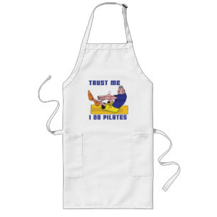 Funny Pilates Long Apron