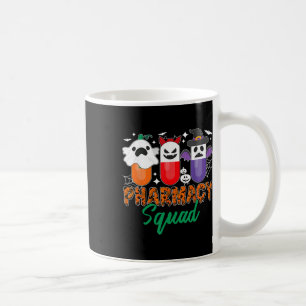 Funny Pills Pharmacist Cute Halloween Pharmacy Squ Coffee Mug