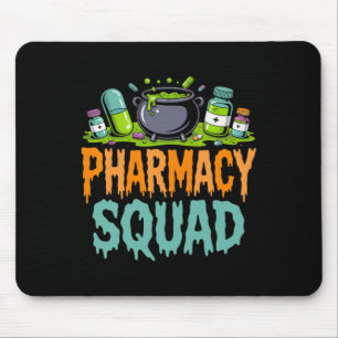 Funny Pills Pharmacist Pharmacy Squad Halloween Pa Mouse Pad