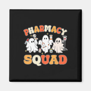 Funny Pills Pharmacy Pharmacist Squad Cute Hallowe Magnet
