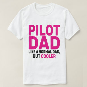 Funny Pilot Art For Dad Pilot Aviation Aeroplane T-Shirt
